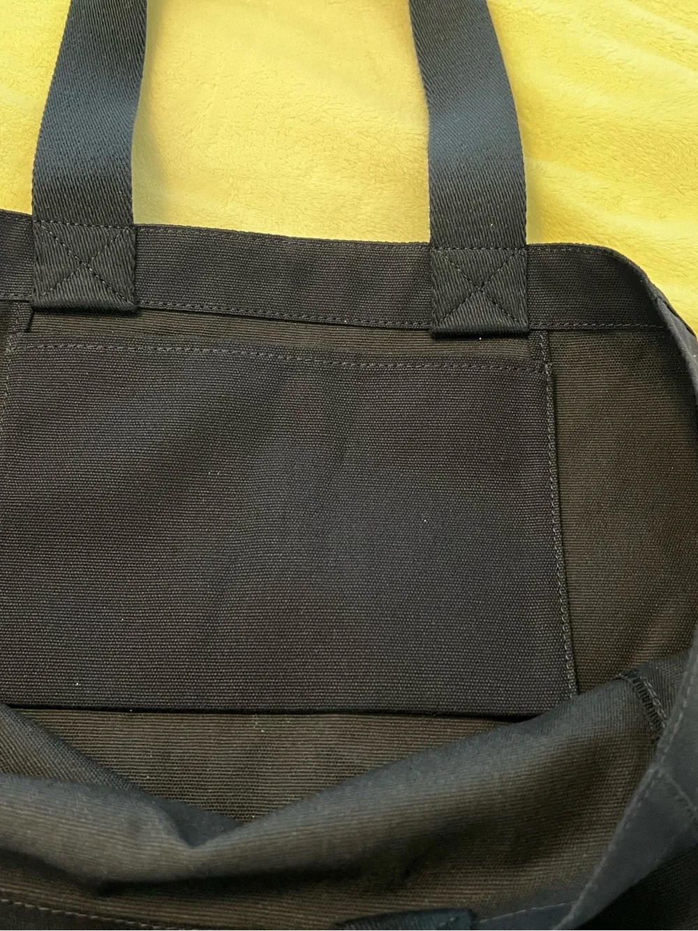 Lacoste cotton Large Tote Bag- Navy Blue